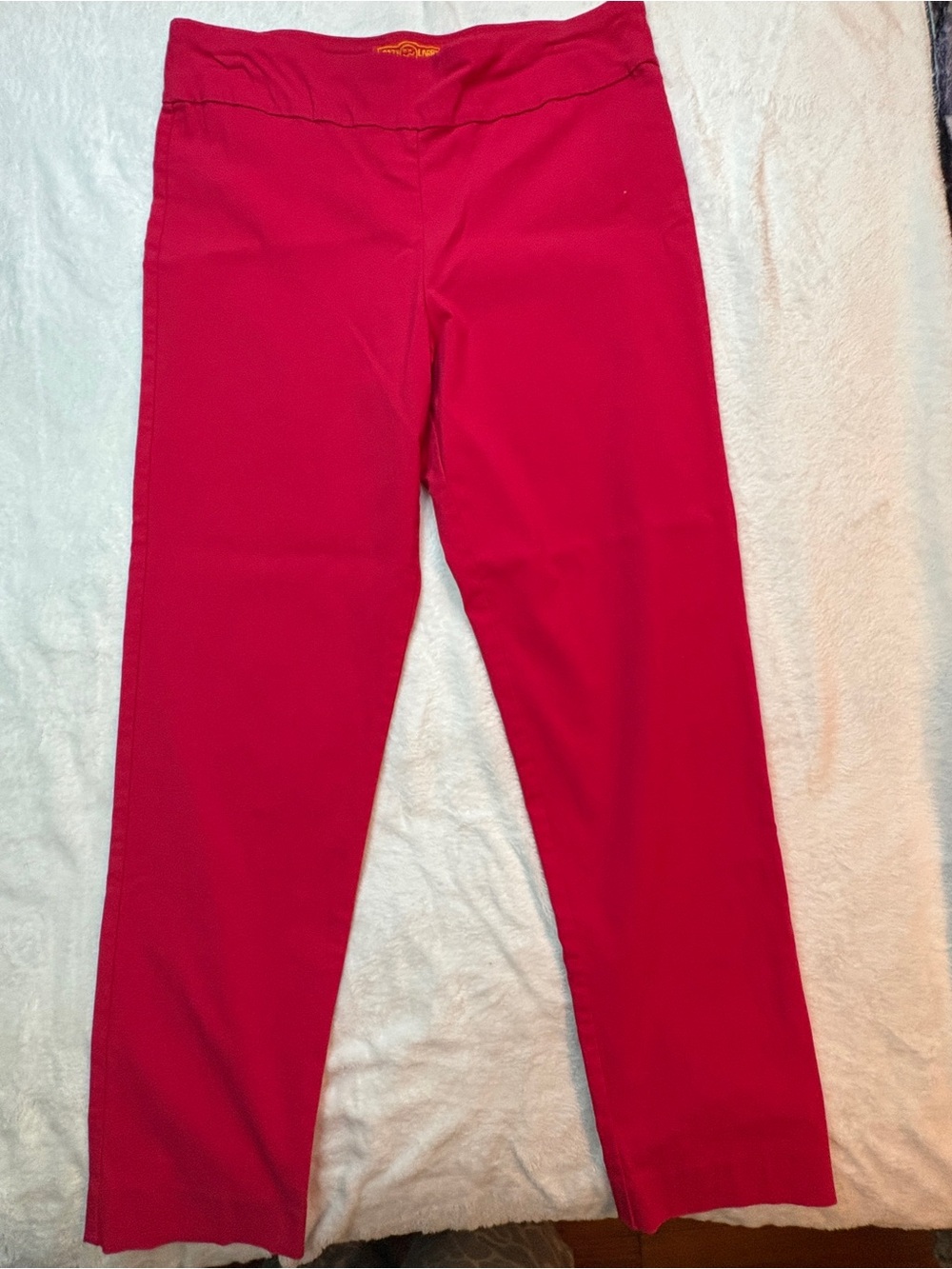 Krazy Larry Red Pull On Pants Women’s Size 12 Made in USA